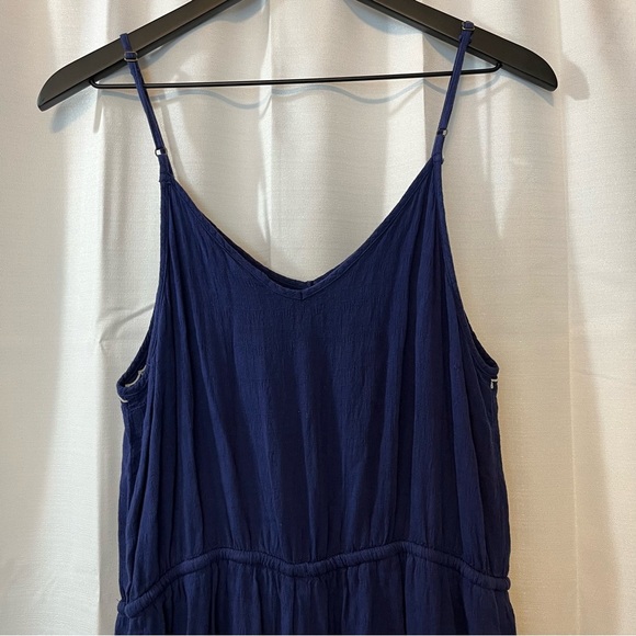 Knox Rose Floral Embroidered Front Tie Jumpsuit - Size Medium - Picture 7 of 9